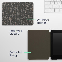 Kwmobile etui compatible avec kindle paperblanc 11e génération - étui à rabat magnétique tablette ereader similicuir pour kindle