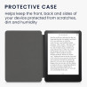 Kwmobile etui compatible avec kindle paperblanc 11e génération - étui à rabat magnétique tablette ereader similicuir pour kindle