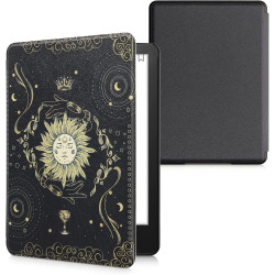 Kwmobile etui compatible avec kindle paperblanc 11e génération - étui à rabat magnétique tablette ereader similicuir pour kindle