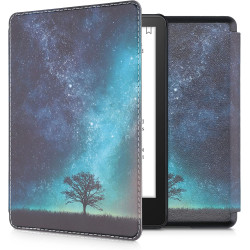 Kwmobile etui compatible avec kindle paperblanc 11e génération - étui à rabat magnétique tablette ereader similicuir pour kindle