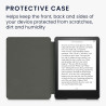 Kwmobile etui compatible avec kindle paperblanc 11e génération - étui à rabat magnétique tablette ereader similicuir pour kindle