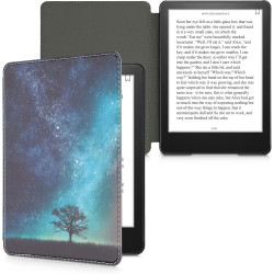 Kwmobile etui compatible avec kindle paperblanc 11e génération - étui à rabat magnétique tablette ereader similicuir pour kindle