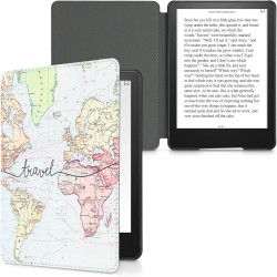 Kwmobile etui compatible avec kindle paperblanc 11e génération - étui à rabat magnétique tablette ereader similicuir pour kindle