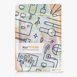 Kwmobile etui compatible avec kindle paperblanc 11e génération - étui à rabat magnétique tablette ereader similicuir pour kindle