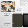 Kwmobile etui compatible avec kindle paperblanc 11e génération - étui à rabat magnétique tablette ereader similicuir pour kindle