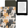 Kwmobile etui compatible avec kindle paperblanc 11e génération - étui à rabat magnétique tablette ereader similicuir pour kindle