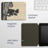 Kwmobile etui compatible avec kindle paperblanc 11e génération - étui à rabat magnétique tablette ereader similicuir pour kindle