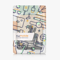 Kwmobile etui compatible avec kindle paperblanc 11e génération - étui à rabat magnétique tablette ereader similicuir pour kindle