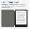 Kwmobile etui compatible avec kindle paperblanc 11e génération - étui à rabat magnétique tablette ereader similicuir pour kindle