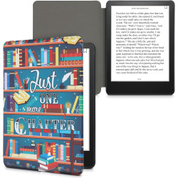 Kwmobile etui compatible avec kindle paperblanc 11e génération - étui à rabat magnétique tablette ereader similicuir pour kindle
