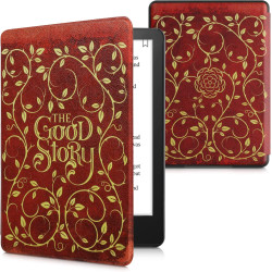 Kwmobile etui compatible avec kindle paperblanc 11e génération - étui à rabat magnétique tablette ereader similicuir pour kindle