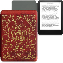 Kwmobile etui compatible avec kindle paperblanc 11e génération - étui à rabat magnétique tablette ereader similicuir pour kindle