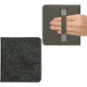 kwmobile Étui Compatible avec Kobo Libra Colour Coque - Étui à Rabat magnétique Tablette eReader Similicuir avec Sangle - Vert