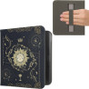 kwmobile Étui Compatible avec Kobo Libra Colour Coque - Étui à Rabat magnétique Tablette eReader Similicuir avec Sangle - Bleu f