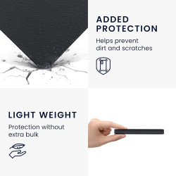 kwmobile Étui Compatible avec Kobo Libra Colour Coque - Étui à Rabat magnétique Tablette eReader Similicuir avec Sangle - Bleu f