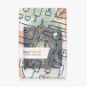 kwmobile Étui Compatible avec Kobo Libra Colour Coque - Étui à Rabat magnétique Tablette eReader Similicuir avec Sangle - Bleu f