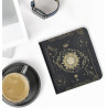 kwmobile Étui Compatible avec Kobo Libra Colour Coque - Étui à Rabat magnétique Tablette eReader Similicuir avec Sangle - Bleu f