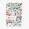 kwmobile Étui Compatible avec Kobo Libra Colour Coque - Étui à Rabat magnétique Tablette eReader Similicuir avec Sangle - Noir-M