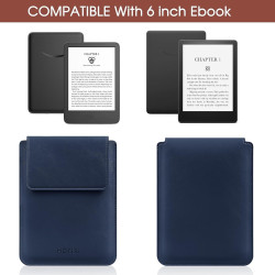 HoYiXi Housse Universel pour 6 inch E-Book Reader Compatible 6" Kindle 2025-2012/6" All-New Kindle/Kobo/Tolino,6" EReader Étui P