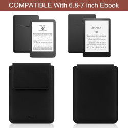 Hoyixi housse universelle pour 6,8 pouces kobo/voyaga/pocketbook/tolino e-book reader compatible 7" kindle paperblanc 2024/6.8" 