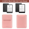 Hoyixi housse universelle pour 6,8 pouces kobo/voyaga/pocketbook/tolino e-book reader compatible 7" kindle paperblanc 2024/6.8" 