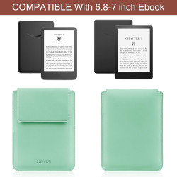 Hoyixi housse universelle pour 6,8 pouces kobo/voyaga/pocketbook/tolino e-book reader compatible 7" kindle paperblanc 2024/6.8" 