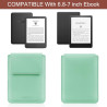 Hoyixi housse universelle pour 6,8 pouces kobo/voyaga/pocketbook/tolino e-book reader compatible 7" kindle paperblanc 2024/6.8" 