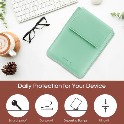 Hoyixi housse universelle pour 6,8 pouces kobo/voyaga/pocketbook/tolino e-book reader compatible 7" kindle paperblanc 2024/6.8" 