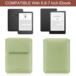 Hoyixi housse universelle pour 6,8 pouces kobo/voyaga/pocketbook/tolino e-book reader compatible 7" kindle paperblanc 2024/6.8" 