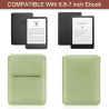 Hoyixi housse universelle pour 6,8 pouces kobo/voyaga/pocketbook/tolino e-book reader compatible 7" kindle paperblanc 2024/6.8" 