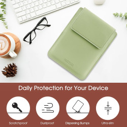 Hoyixi housse universelle pour 6,8 pouces kobo/voyaga/pocketbook/tolino e-book reader compatible 7" kindle paperblanc 2024/6.8" 