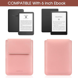 HoYiXi Housse Universel pour 6 inch E-Book Reader Compatible 6" Kindle 2025-2012/6" All-New Kindle/Kobo/Tolino,6" EReader Étui P