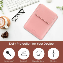 HoYiXi Housse Universel pour 6 inch E-Book Reader Compatible 6" Kindle 2025-2012/6" All-New Kindle/Kobo/Tolino,6" EReader Étui P