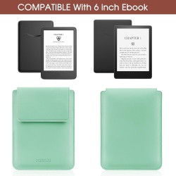 HoYiXi Housse Universel pour 6 inch E-Book Reader Compatible 6" Kindle 2025-2012/6" All-New Kindle/Kobo/Tolino,6" EReader Étui P