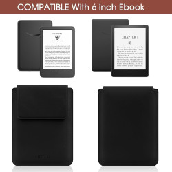 HoYiXi Housse Universel pour 6 inch E-Book Reader Compatible 6" Kindle 2025-2012/6" All-New Kindle/Kobo/Tolino,6" EReader Étui P