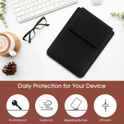 HoYiXi Housse Universel pour 6 inch E-Book Reader Compatible 6" Kindle 2025-2012/6" All-New Kindle/Kobo/Tolino,6" EReader Étui P