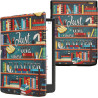 kwmobile Étui Compatible avec Pocketbook InkPad 4 / Color 3 / Color 2 Coque - Étui à Rabat magnétique Tablette eReader Similicui