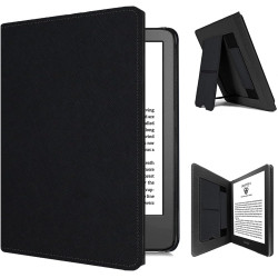 Étui pour liseuse kindle paperblanc 6,8" (11e génération 2021), en cuir synthétique de qualité supérieure avec dragonne de révei