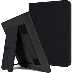 Étui pour liseuse kindle paperblanc 6,8" (11e génération 2021), en cuir synthétique de qualité supérieure avec dragonne de révei