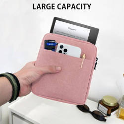 MyGadget Pochette Nylon pour Tablette jusqu'à 7 Pouces - Protection pour 17 x 14,5 cm - ex. Kindle Oasis 9e & 10e Génération - R