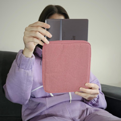 MyGadget Pochette Nylon pour Tablette jusqu'à 7 Pouces - Protection pour 17 x 14,5 cm - ex. Kindle Oasis 9e & 10e Génération - R