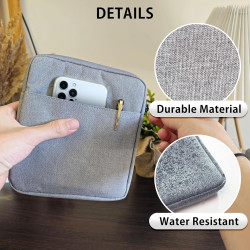MyGadget Pochette Nylon pour Tablette jusqu'à 7 Pouces - Protection pour 17 x 14,5 cm - ex. Kindle Oasis 9e & 10e Génération - G