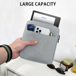 MyGadget Pochette Nylon pour Tablette jusqu'à 7 Pouces - Protection pour 17 x 14,5 cm - ex. Kindle Oasis 9e & 10e Génération - G