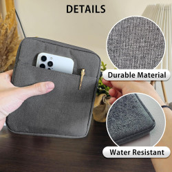 MyGadget Pochette Nylon pour Tablette jusqu'à 7 Pouces - Protection pour 17 x 14,5 cm - ex. Kindle Oasis 9e & 10e Génération - G