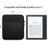 MyGadget Pochette Nylon pour Tablette jusqu'à 7 Pouces - Protection pour 17 x 14,5 cm - ex. Kindle Oasis 9e & 10e Génération - N