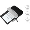 MyGadget Pochette Nylon pour Tablette jusqu'à 7 Pouces - Protection pour 17 x 14,5 cm - ex. Kindle Oasis 9e & 10e Génération - N