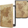 kwmobile Étui Compatible avec Pocketbook InkPad 4 / Color 3 / Color 2 Coque - Étui à Rabat magnétique Tablette eReader Similicui