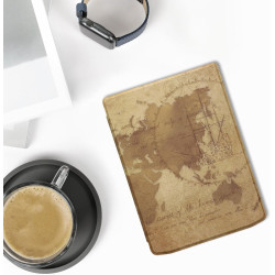kwmobile Étui Compatible avec Pocketbook InkPad 4 / Color 3 / Color 2 Coque - Étui à Rabat magnétique Tablette eReader Similicui