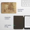 kwmobile Étui Compatible avec Pocketbook InkPad 4 / Color 3 / Color 2 Coque - Étui à Rabat magnétique Tablette eReader Similicui