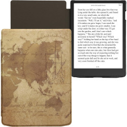 kwmobile Étui Compatible avec Pocketbook InkPad 4 / Color 3 / Color 2 Coque - Étui à Rabat magnétique Tablette eReader Similicui